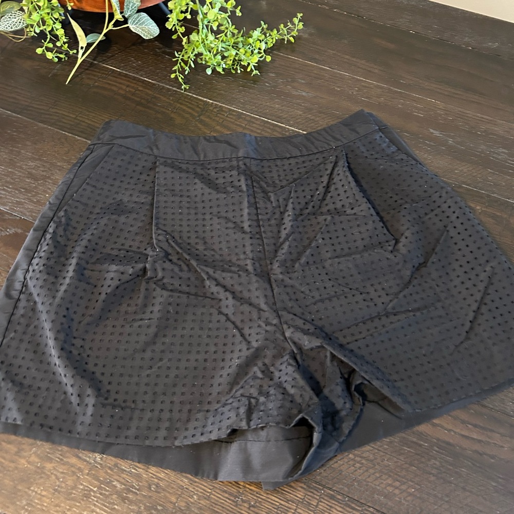 Kate Spade Black High Waist Saturday Shorts